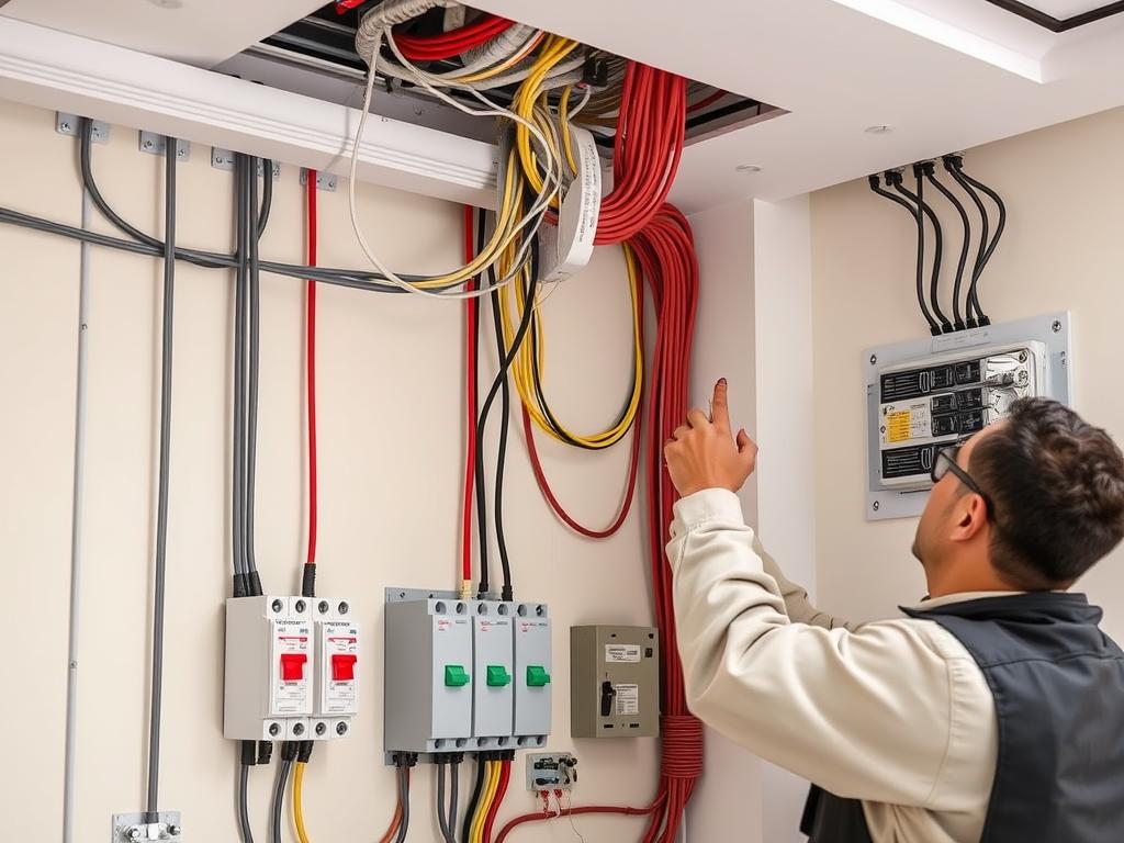 تمديدات كهربائية منزلية حديثة في الكويت مع أعمال الصيانة والتمديد الكهربائي تمديدات كهربائية منزلية حديثة في الكويت مع أعمال الصيانة والتمديد الكهربائي