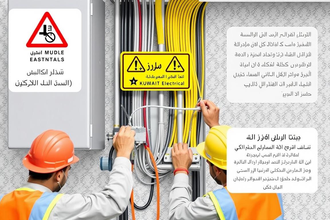 معايير السلامة في أعمال الصيانة والتمديد الكهربائي في الكويت معايير السلامة في أعمال الصيانة والتمديد الكهربائي في الكويت