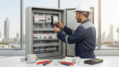 تركيب كنترول مضخة مياه أوتوماتيك في الكويت - عالم الأضواء.