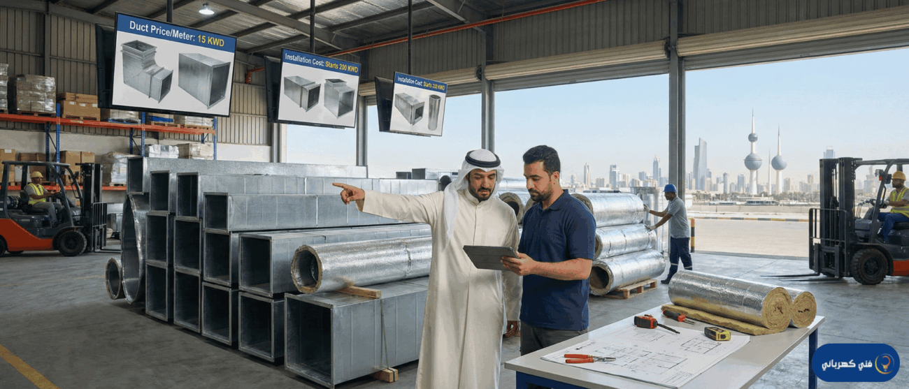 أسعار تركيب دكت الشفاط تحليل تكلفة متر الدكت وعوامل التسعير للتركيب الجديد