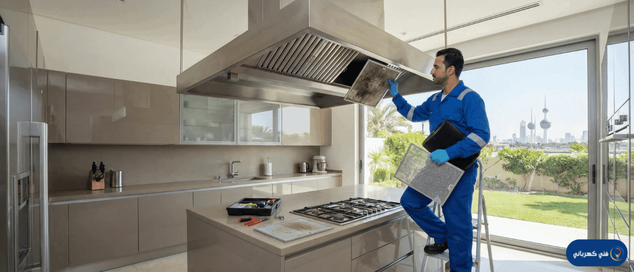 فلاتر الشفاط المركزي دليل استبدال الفلاتر (الكربون والدهون) لتحسين كفاءة الشفط