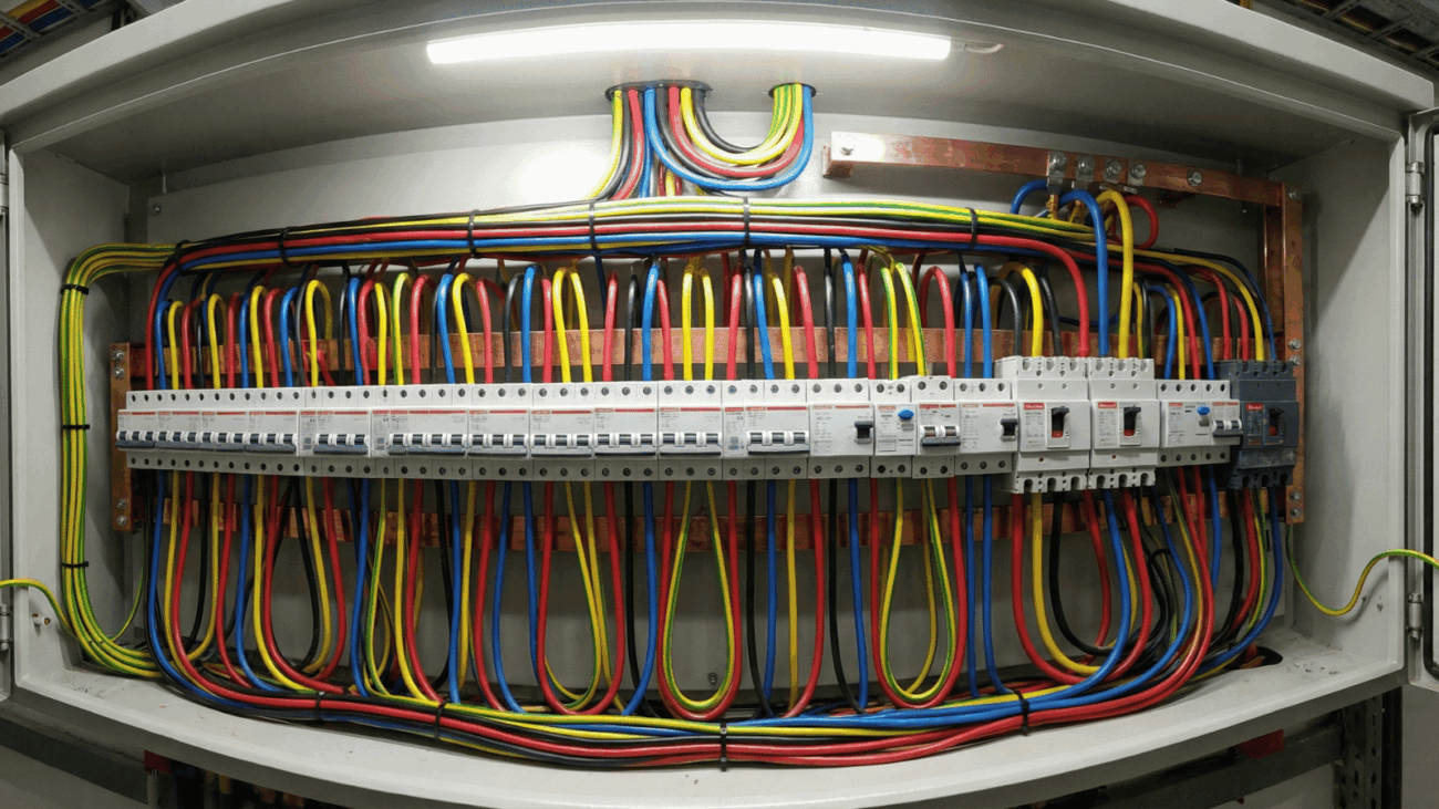 فني كهربائي كنترول متخصص في صيانة لوحات التوزيع - عالم الأضواء الكويت